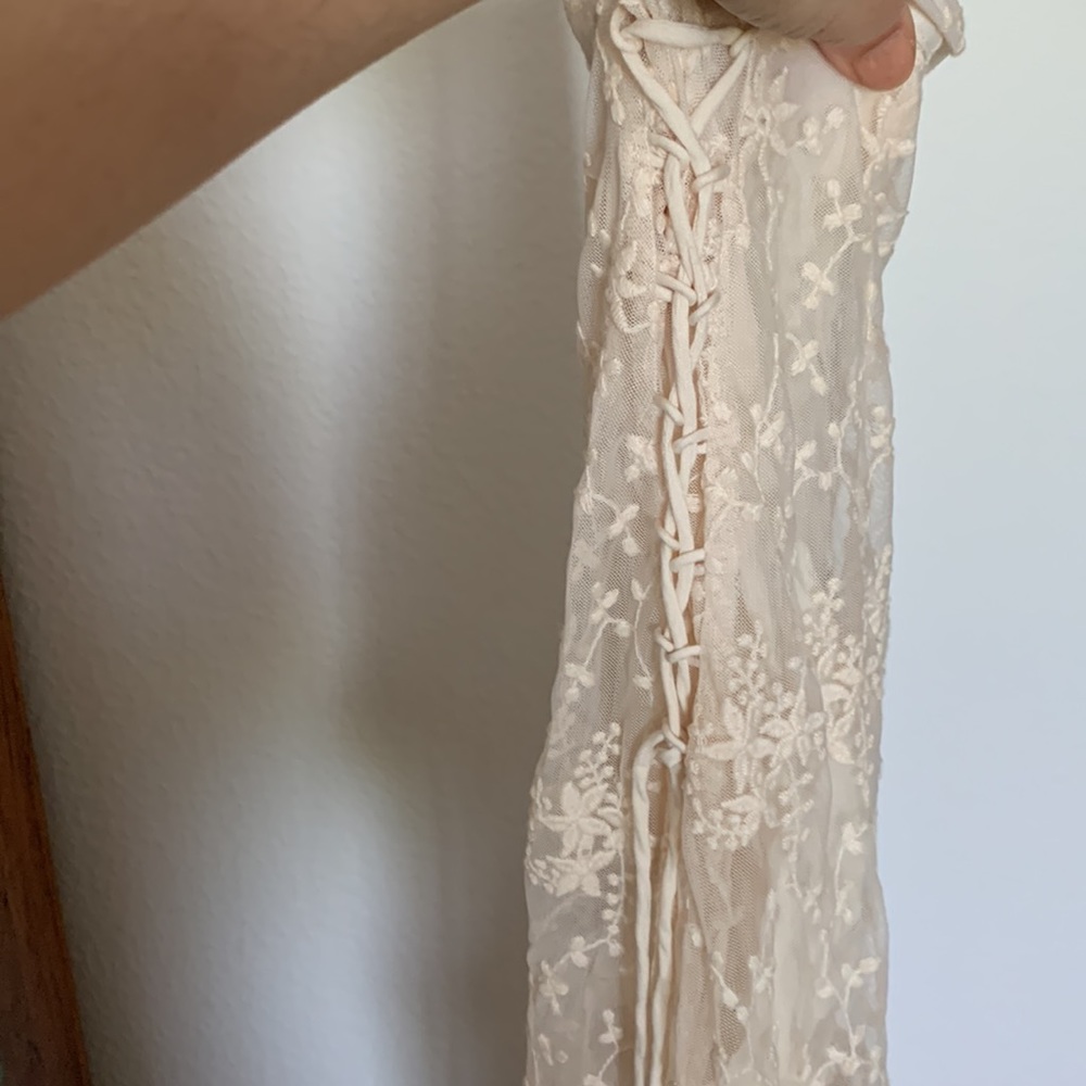 Spell sample Le gauze lace tiered skirt Small - Picture 4 of 13